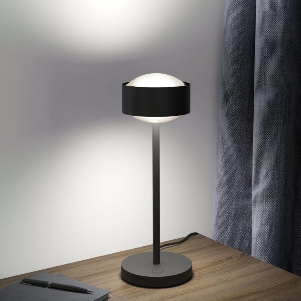 Top Light Puk! 120 Eye Table LED, mates, noir mat Top Light