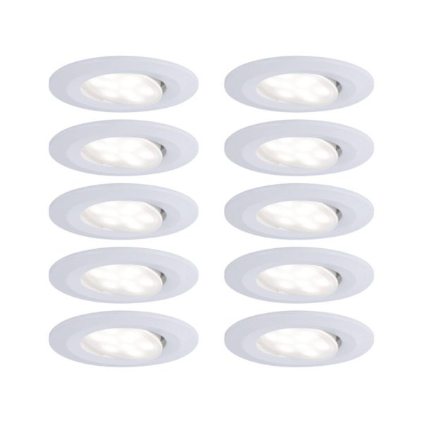 Paulmann Calla inclinable dim Ø 9 cm 827 x10 blanc Paulmann