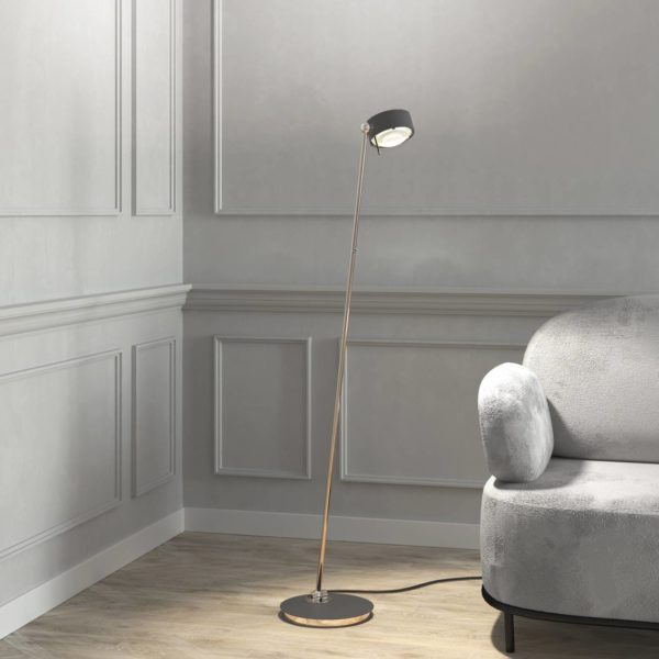 Top Light Puk! 120 Floor LED claires/mates, anthracite mat Top Light