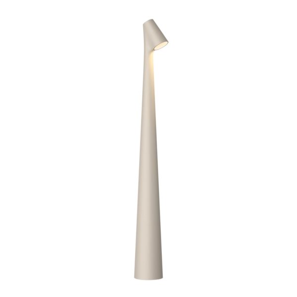 Vibia Africa LED lampe de table hauteur 45cm beige clair Vibia