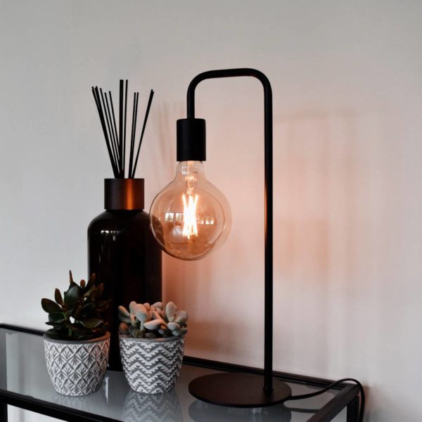 Calex U-Line lampe à poser, câble de 1,5 m, noire Calex
