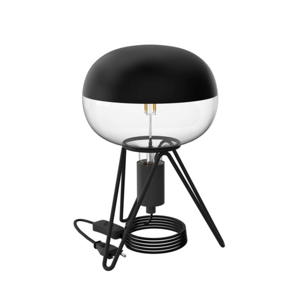 Calex Tripod lampe à poser, noire Calex