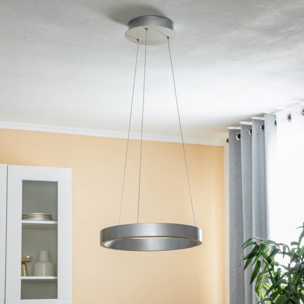 Arcchio Answin suspension LED 26,4 W argentée Arcchio