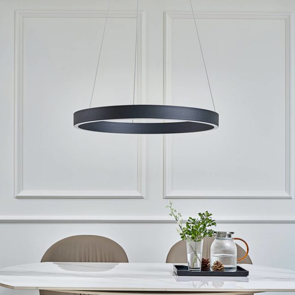 Arcchio Answin suspension LED 35,2 W noire Arcchio
