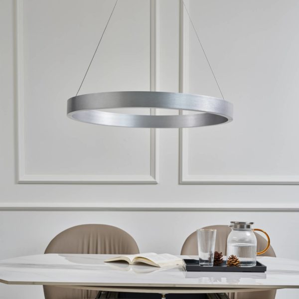 Arcchio Answin suspension LED 35,2 W argentée Arcchio
