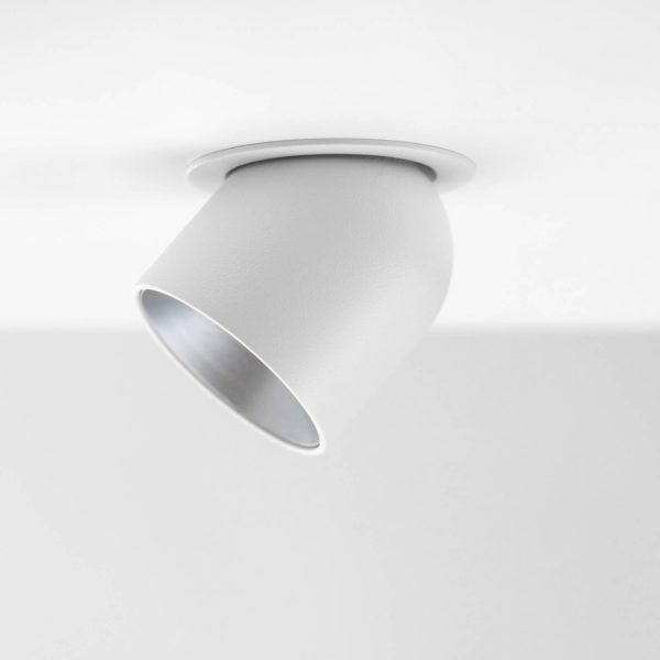 The Light Group SLC Cup downlight encastré LED blanc/argent 2 700K The Light Group