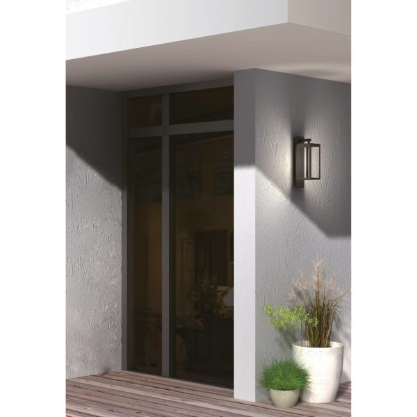 Lucande Applique d’extérieur LED Ferdinand, set de 2, gris, aluminium LUCANDE