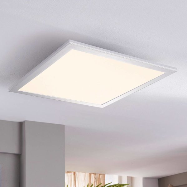 Lindby Panneau LED Livel, set de 2, 4.000 K, 40 x 40 cm LINDBY