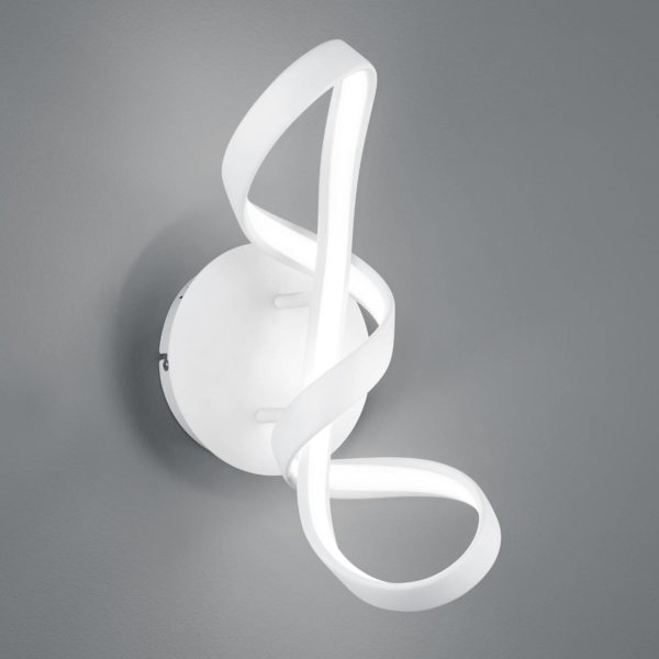 Reality Leuchten Applique LED Perugia, variateur switch, blanche Reality Leuchten