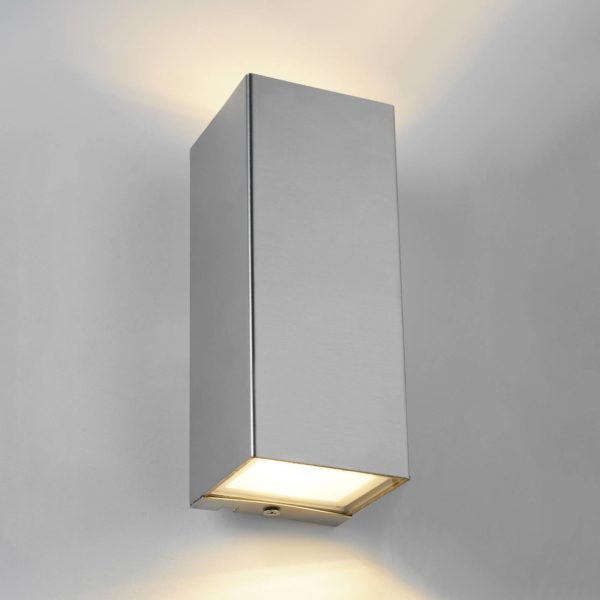 Eco-Light Applique LED Luca, up/downlight, acier inoxydable Eco-Light