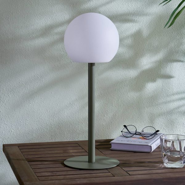 Lindby Eleia Lampe de table LED d’extérieur, batterie rechargeable LINDBY
