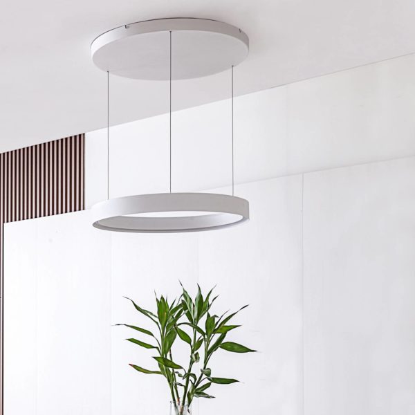Lucande Philine suspension LED Ø 60 cm blanc LUCANDE