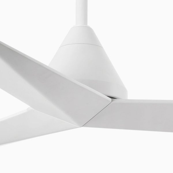 FARO BARCELONA Ventilateur de plafond Samos L, DC, 3 pales, blanc FARO BARCELONA