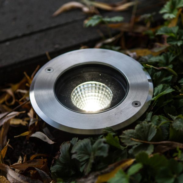 LUTEC Lampe encastrable LED Denver, 42°, IP67 Lutec