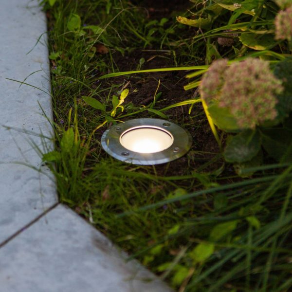 LUTEC Luminaire encastré dans le sol LED Cydops, longueur du câble 150 cm Lutec