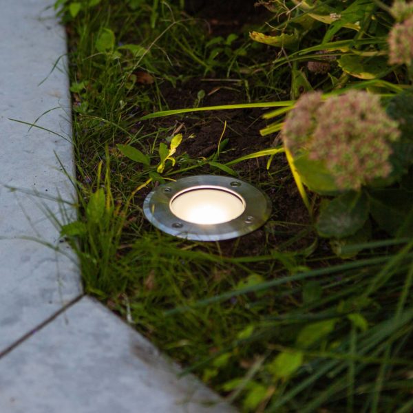 LUTEC Cydops luminaire encastré dans le sol LED, longueur de câble 50 cm Lutec