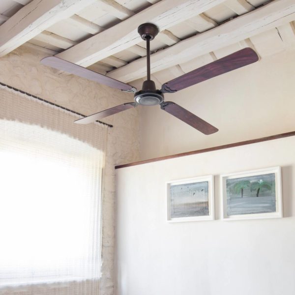 FARO BARCELONA Ventilateur de plafond Malvinas, gris FARO BARCELONA