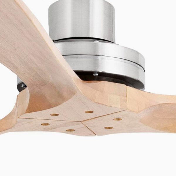 FARO BARCELONA Ventilateur plafond Lantau XL nickel mat/pin FARO BARCELONA