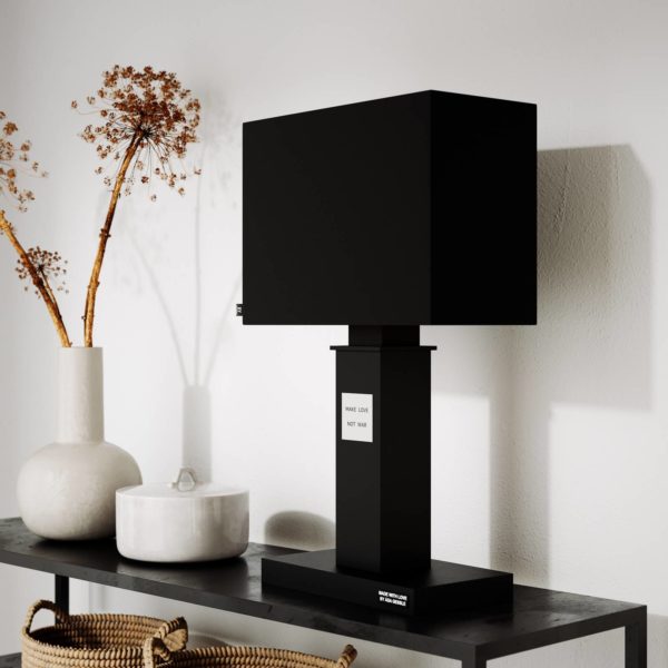 By Rydéns In Love lampe à poser tissu noire By Rydéns