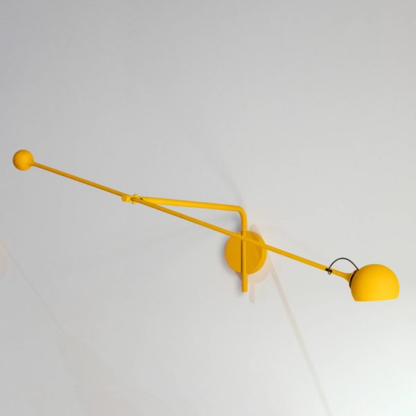 Artemide Ixa L applique LED réglable jaune Artemide