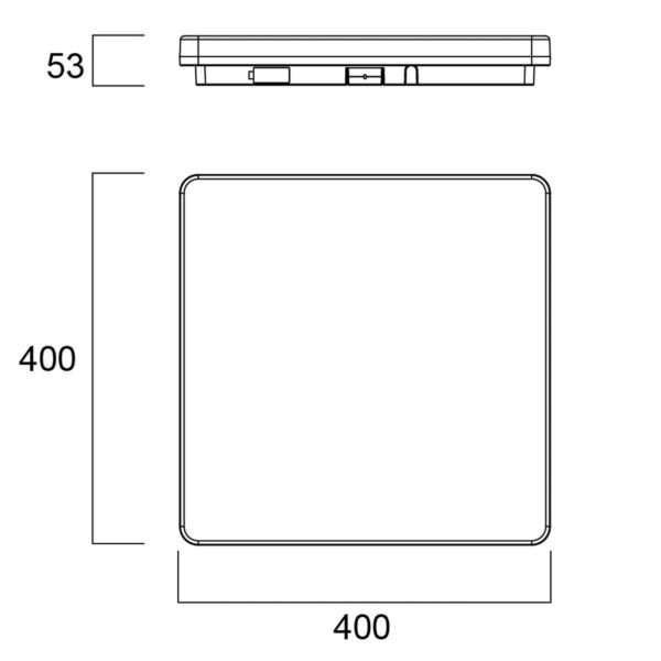 Sylvania Start Surface Plafonnier LED 40cm x 40cm Sylvania