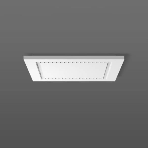 BEGA RZB Hemis Square Plafonnier LED 40×40 cm 3.000 K BEGA