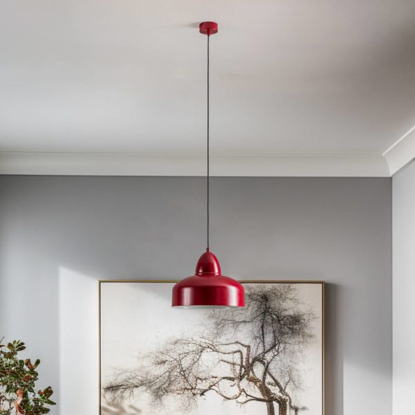 ALDEX Suspension Mille, à une lampe, bordeaux ALDEX