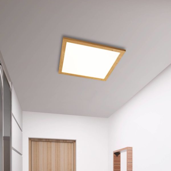 Quitani Panneau LED Aurinor, chêne naturel, 68 cm quitani