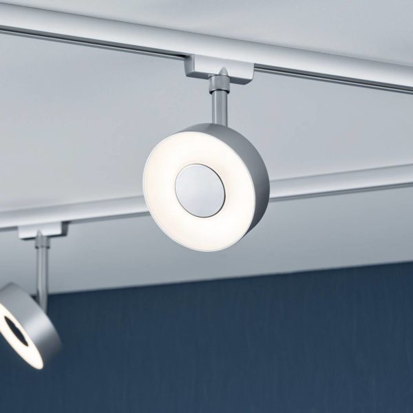 Paulmann URail Circle spot LED white switch chromé Paulmann