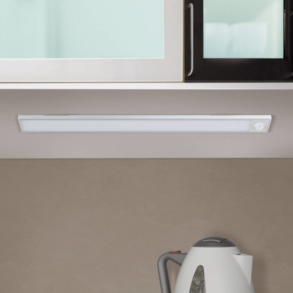Orion Lampe LED Norman batterie capteur USB argentée Orion
