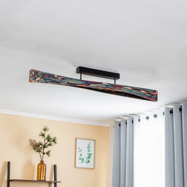 Quitani Baloria plafonnier LED multicolore/oxydé quitani