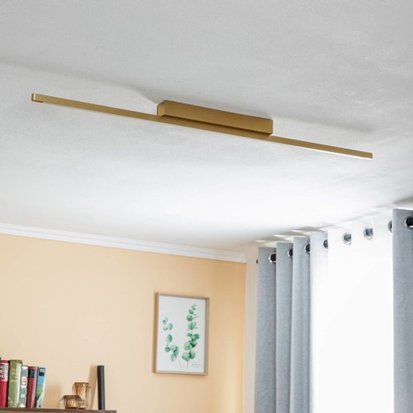 Quitani Talon plafonnier LED, laiton anodisé quitani