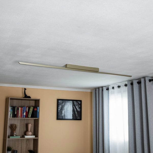 Quitani Niara plafonnier LED, crème anodisé quitani