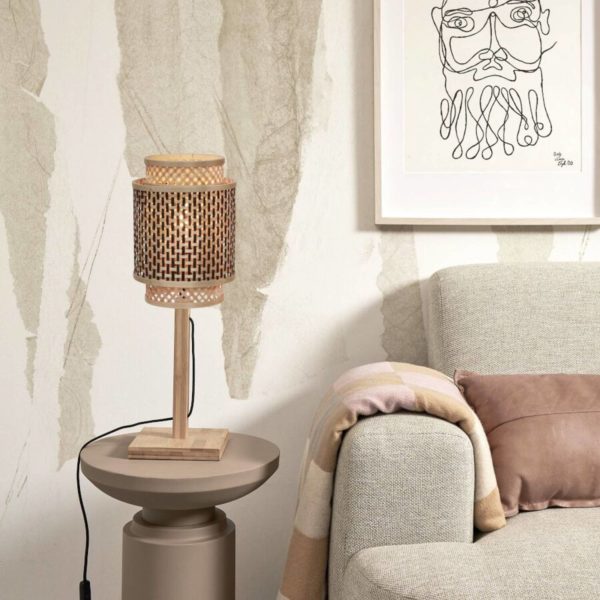 GOOD & MOJO Bhutan lampe table 18×25 cm naturelle Good & Mojo