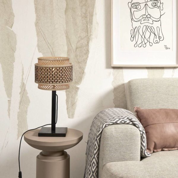 GOOD & MOJO Bhutan lampe table 25×20 cm noire Good & Mojo