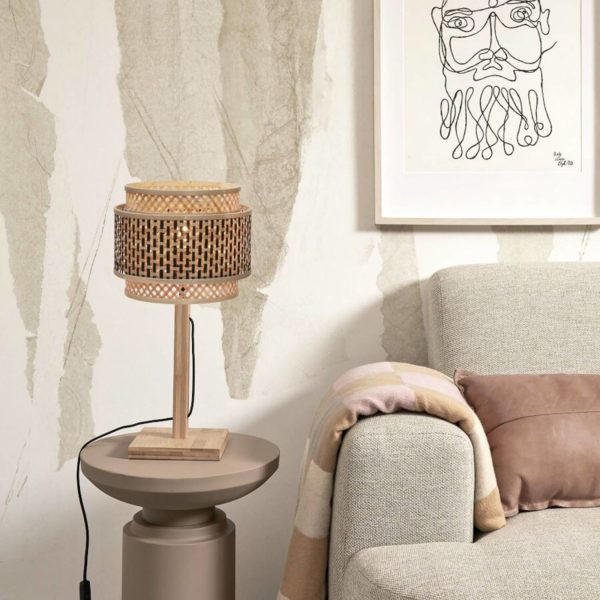 GOOD & MOJO Bhutan lampe table 25×20 cm naturelle Good & Mojo