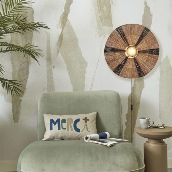 GOOD & MOJO Iguazu applique murale Ø55cm Natur/noir Good & Mojo