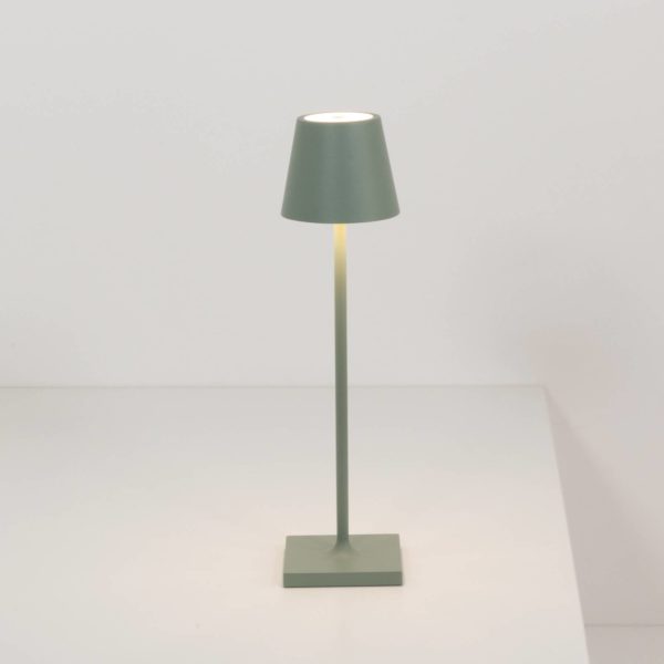 Zafferano Poldina micro lampe batterie IP65 rose Zafferano