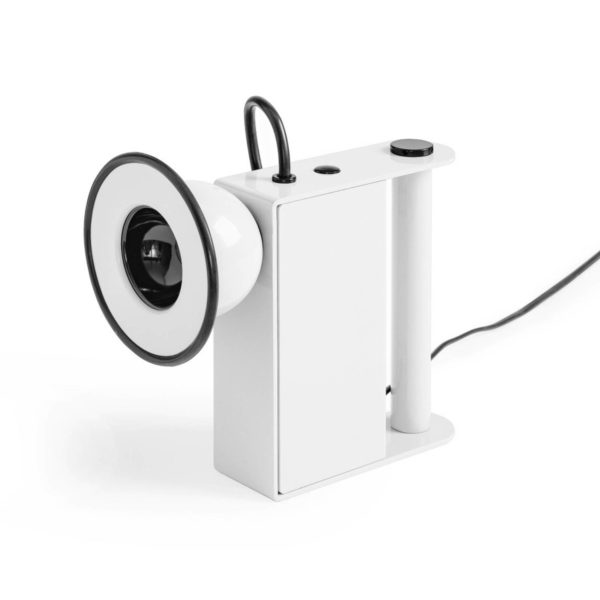 Stilnovo Minibox lampe de table LED, blanche Stilnovo
