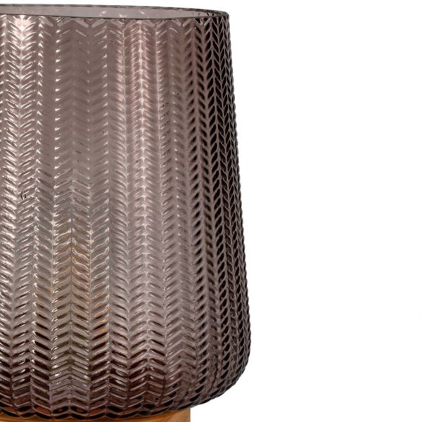 Pauleen Fancy Glamour LED E27 batterie taupe bois Pauleen