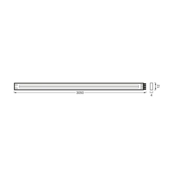 LEDVANCE Flex COB LED-Strip IP44 3.000K, 3m LEDVANCE