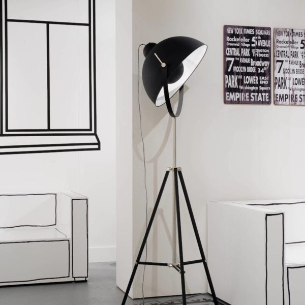 It’s about RoMi Hollywood lampe trépied, noire It’s About Romi