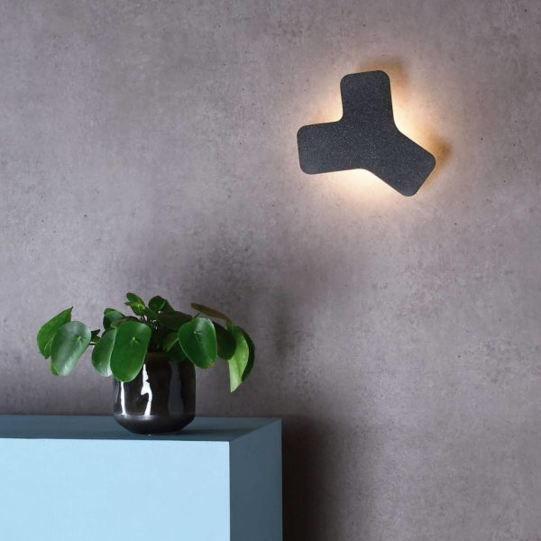 Deko-Light Applique LED Ypsilon, gris foncé Deko-Light