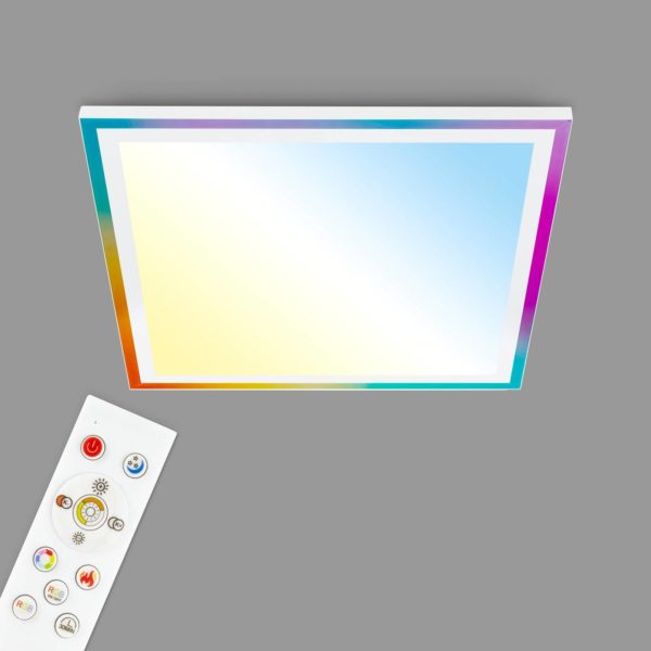 Telefunken Panneau LED Magic Framelight blanc CCT RVB 47×47 Telefunken