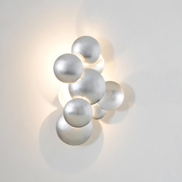 Holländer Applique LED Bolladaria à 3 lampes argentée Holländer
