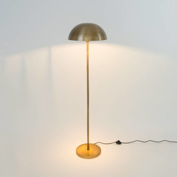 Holländer Lampe sur pied Fungo, vers le bas, dorée Holländer