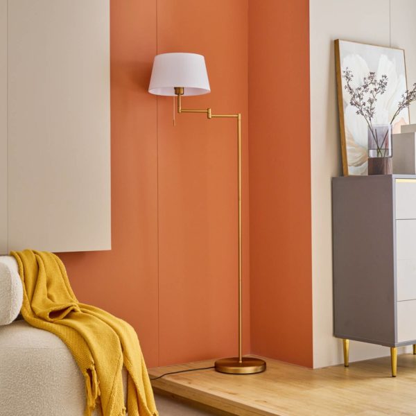 7Lindby Ismene lampe sur pied avec bras inclinable LINDBY