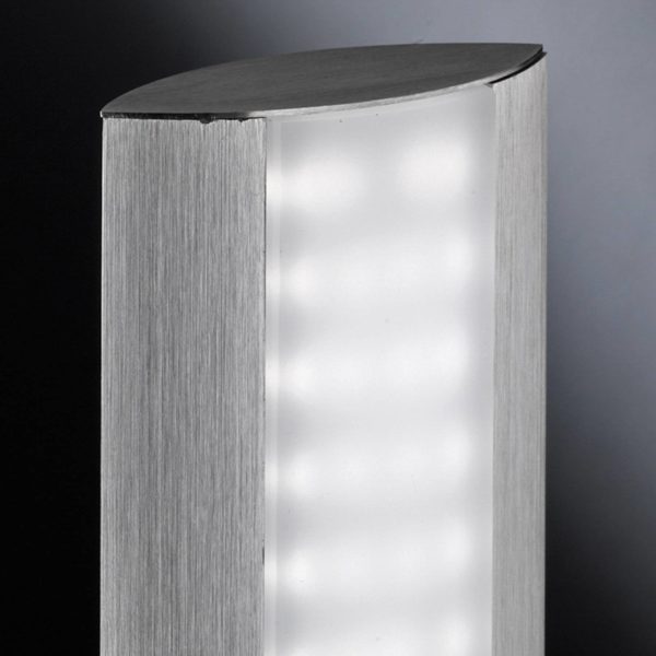 FISCHER & HONSEL Lampadaire LED Beat, variateur tactile, CCT, alu FISCHER & HONSEL