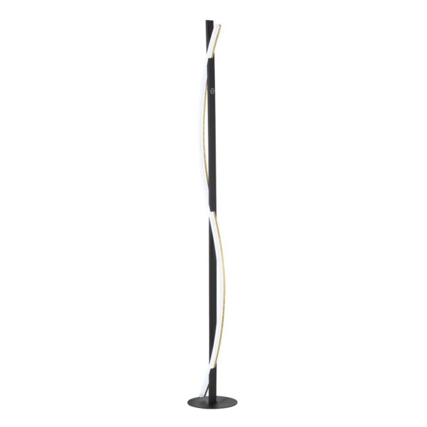 FISCHER & HONSEL Lampe sur pied LED Bridge capteur dim CCT noire FISCHER & HONSEL