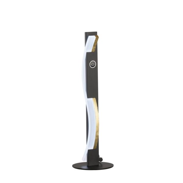 FISCHER & HONSEL Lampe LED Bridge capteur gestes dim CCT noire FISCHER & HONSEL